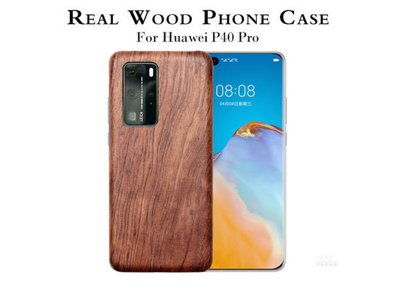 Light Weight Scratch Resistant Huawei P40 Pro Wood Phone Case